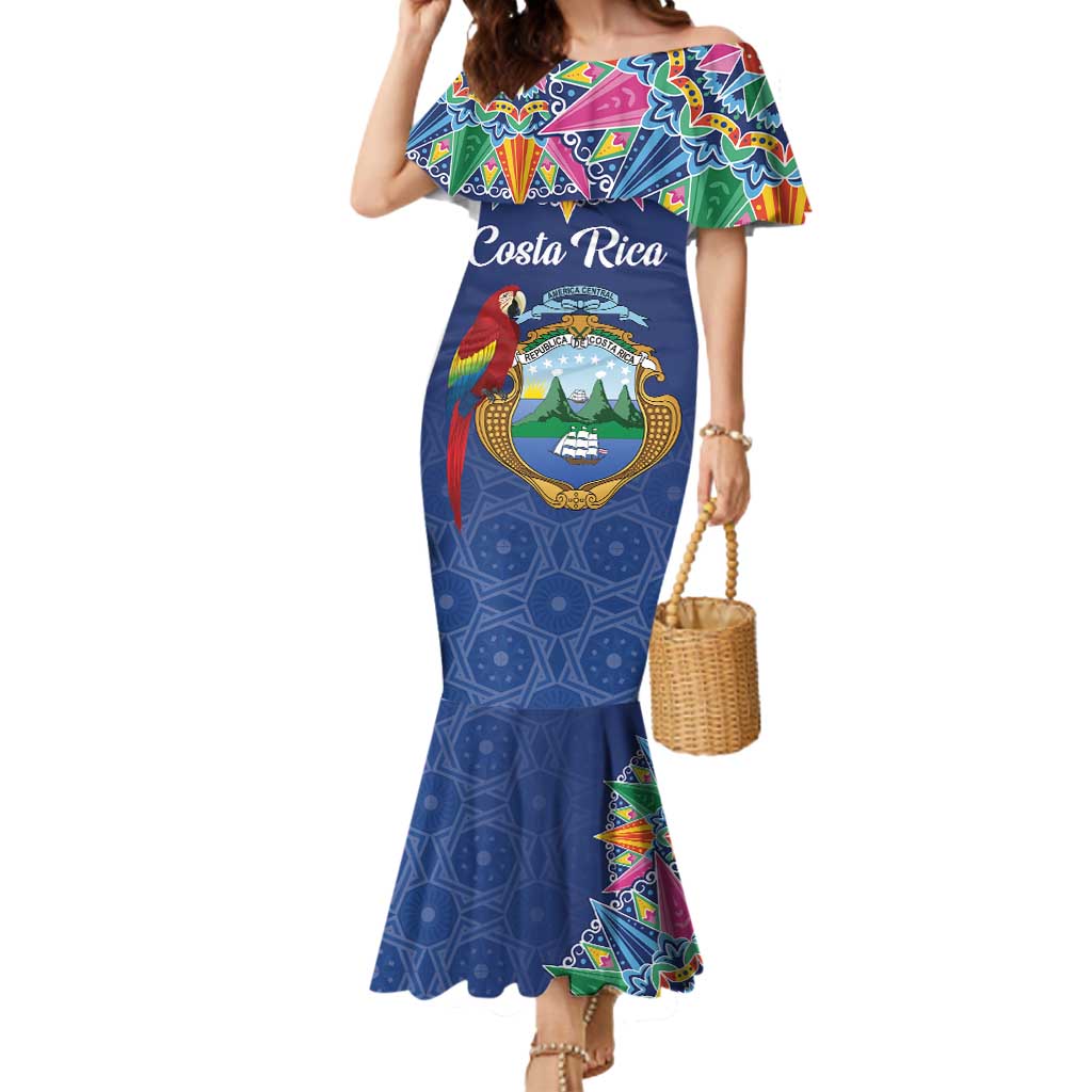 Pura Vida Costa Rica Personalized Mermaid Dress Oxcart Ornate Inspired - Wonder Print Shop