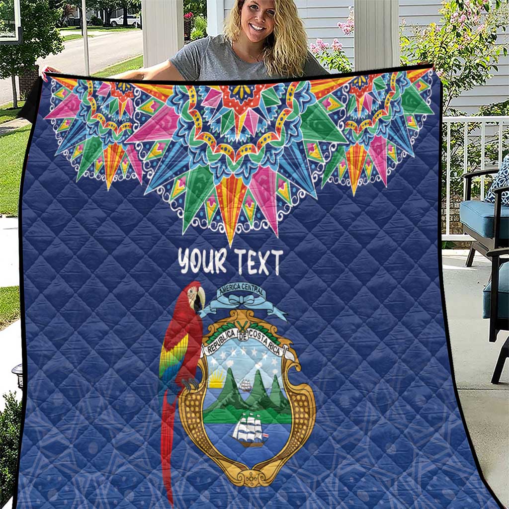 Pura Vida Costa Rica Personalized Quilt Oxcart Ornate Inspired - Wonder Print Shop