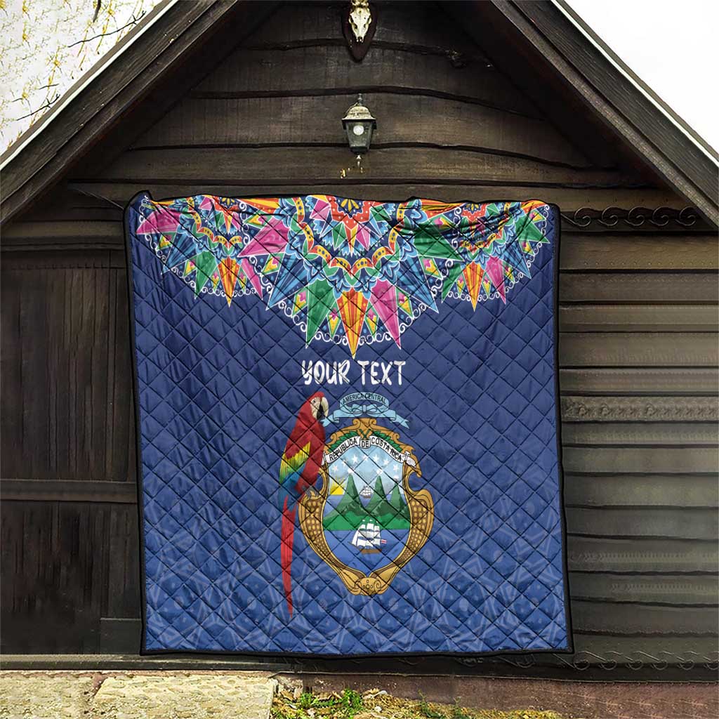 Pura Vida Costa Rica Personalized Quilt Oxcart Ornate Inspired - Wonder Print Shop