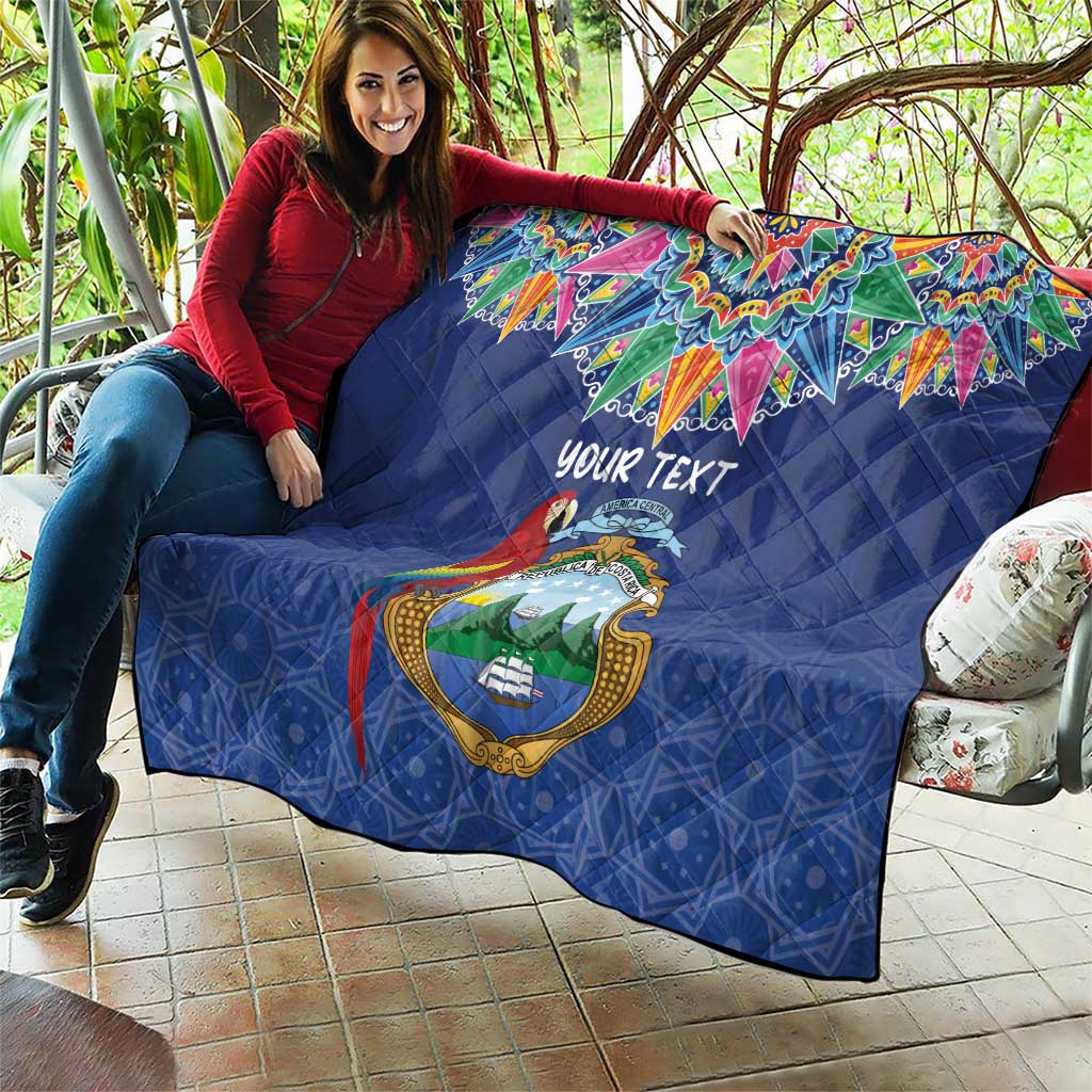Pura Vida Costa Rica Personalized Quilt Oxcart Ornate Inspired - Wonder Print Shop