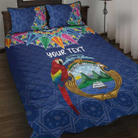 Pura Vida Costa Rica Personalized Quilt Bed Set Oxcart Ornate Inspired - Wonder Print Shop