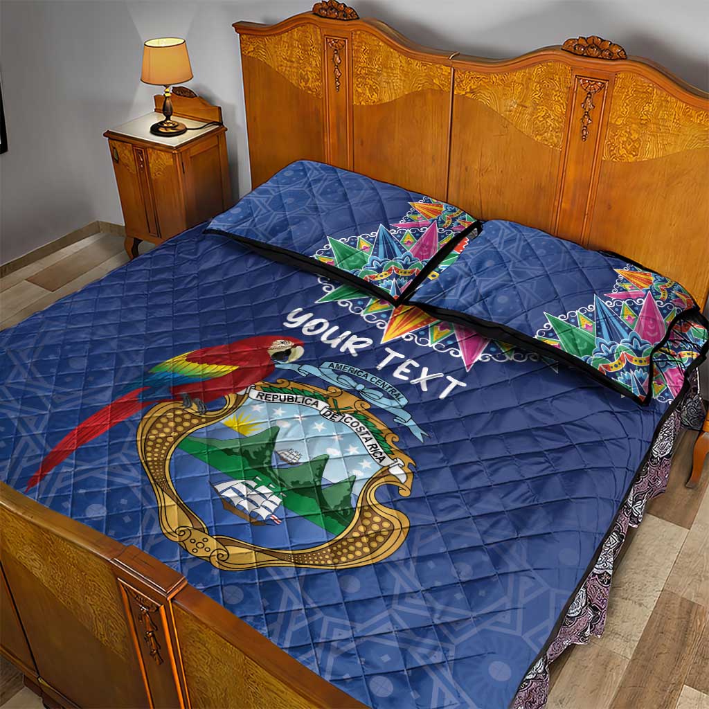 Pura Vida Costa Rica Personalized Quilt Bed Set Oxcart Ornate Inspired - Wonder Print Shop