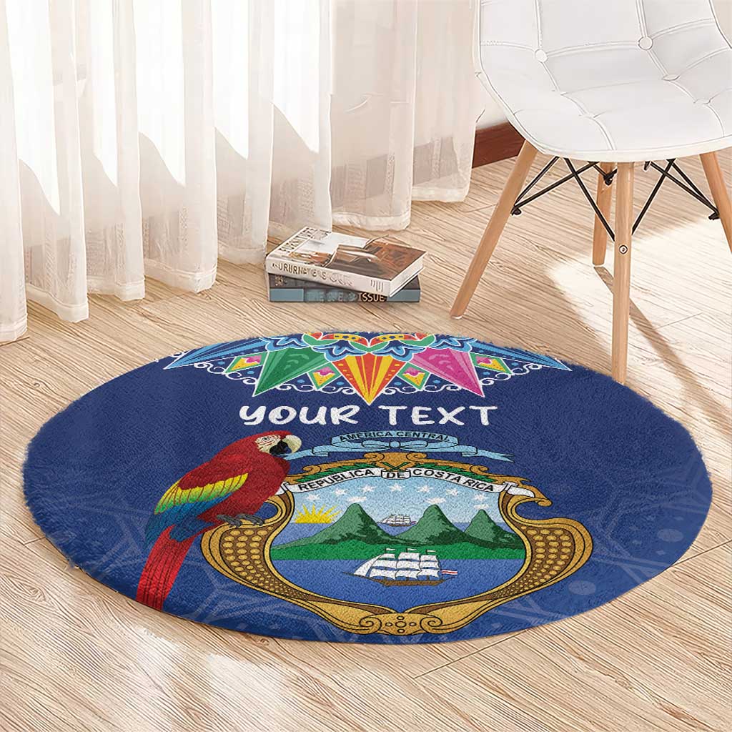 Pura Vida Costa Rica Personalized Round Carpet Oxcart Ornate Inspired - Wonder Print Shop