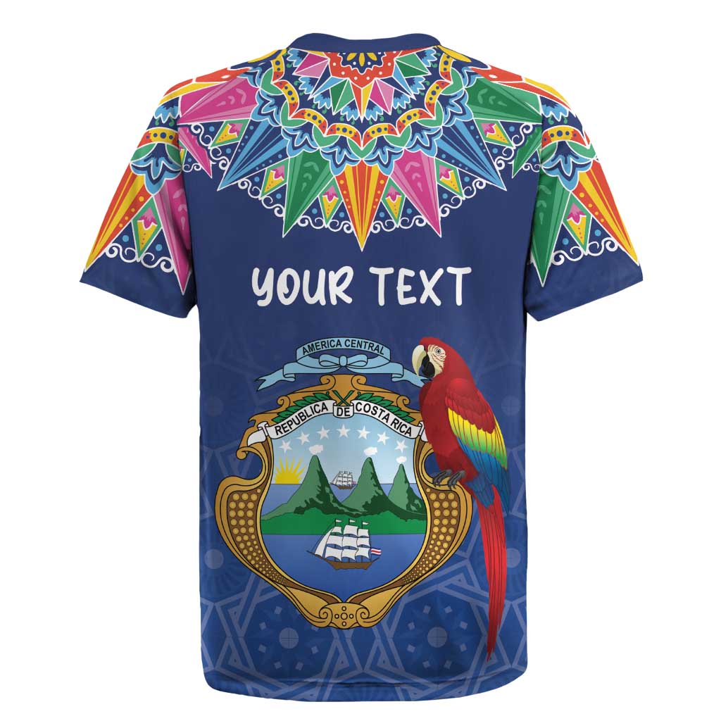 Pura Vida Costa Rica Personalized Rugby Jersey Oxcart Ornate Inspired - Wonder Print Shop