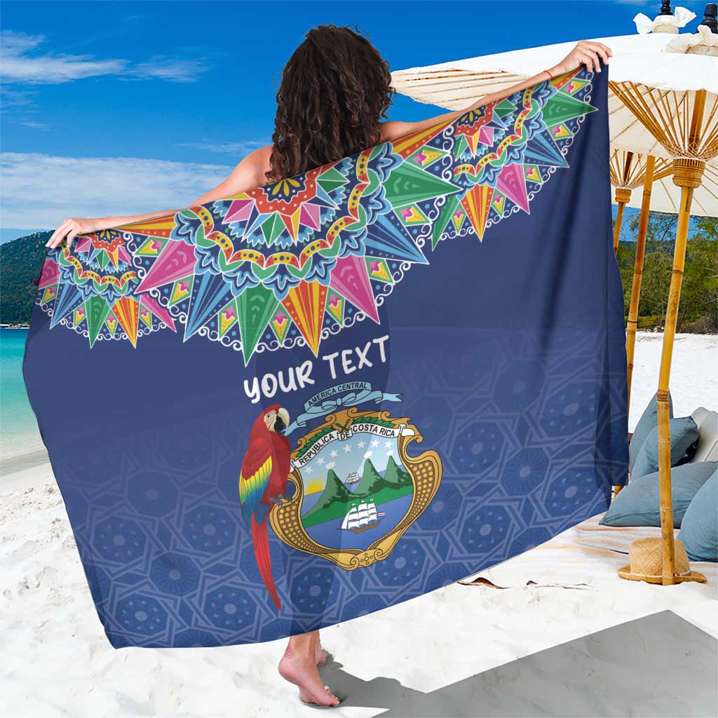 Pura Vida Costa Rica Personalized Sarong Oxcart Ornate Inspired - Wonder Print Shop