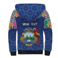 Pura Vida Costa Rica Personalized Sherpa Hoodie Oxcart Ornate Inspired - Wonder Print Shop