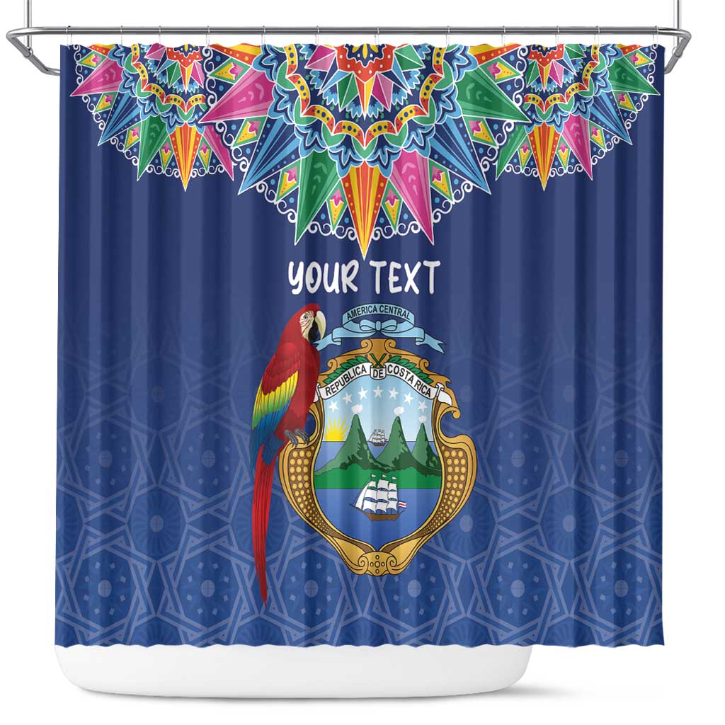 Pura Vida Costa Rica Personalized Shower Curtain Oxcart Ornate Inspired - Wonder Print Shop