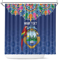 Pura Vida Costa Rica Personalized Shower Curtain Oxcart Ornate Inspired - Wonder Print Shop
