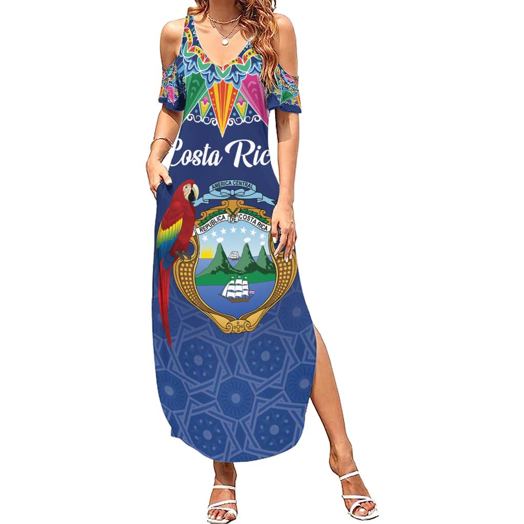 Pura Vida Costa Rica Personalized Summer Maxi Dress Oxcart Ornate Inspired - Wonder Print Shop