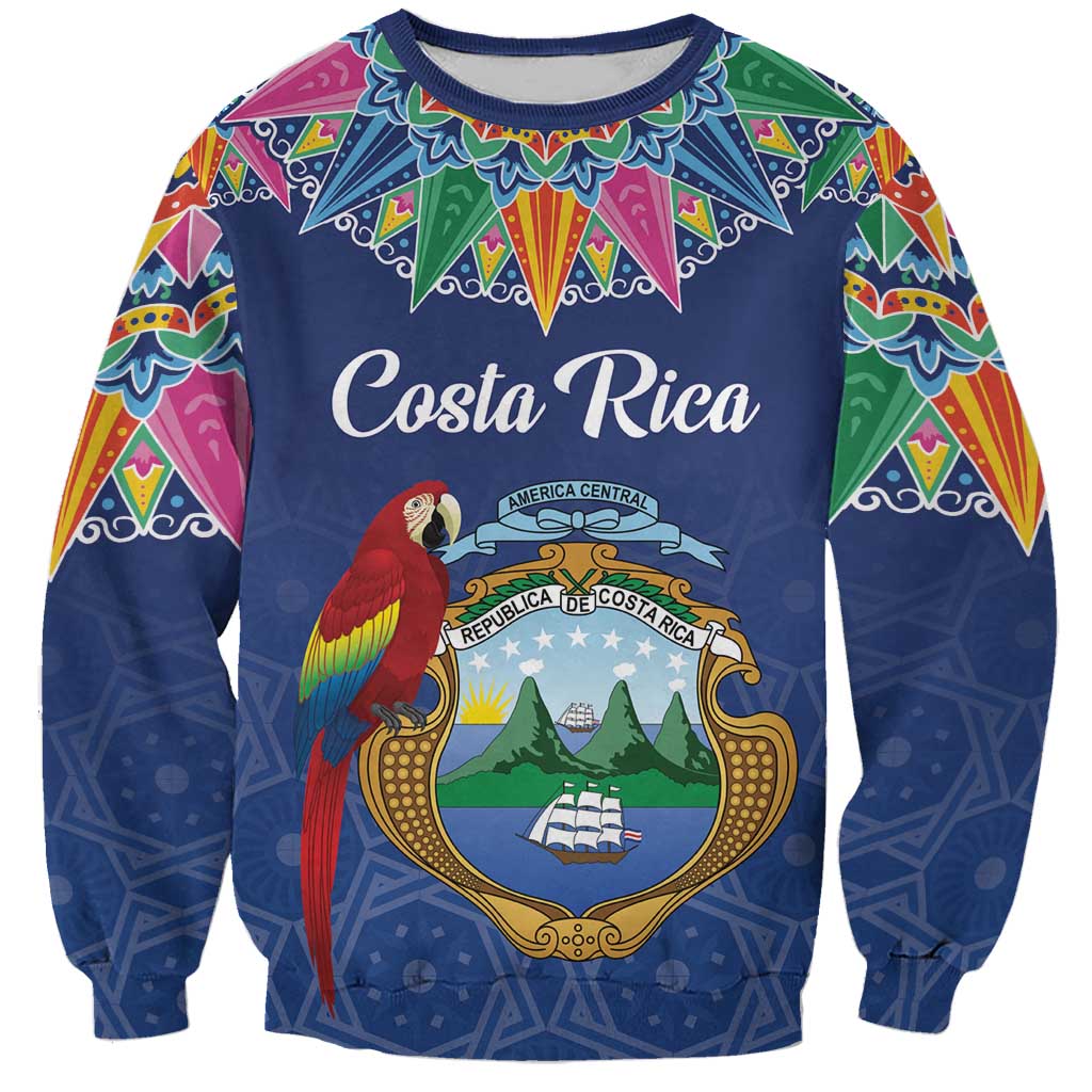 Pura Vida Costa Rica Personalized Sweatshirt Oxcart Ornate Inspired - Wonder Print Shop
