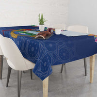 Pura Vida Costa Rica Personalized Tablecloth Oxcart Ornate Inspired - Wonder Print Shop