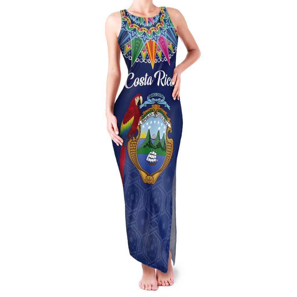 Pura Vida Costa Rica Personalized Tank Maxi Dress Oxcart Ornate Inspired - Wonder Print Shop