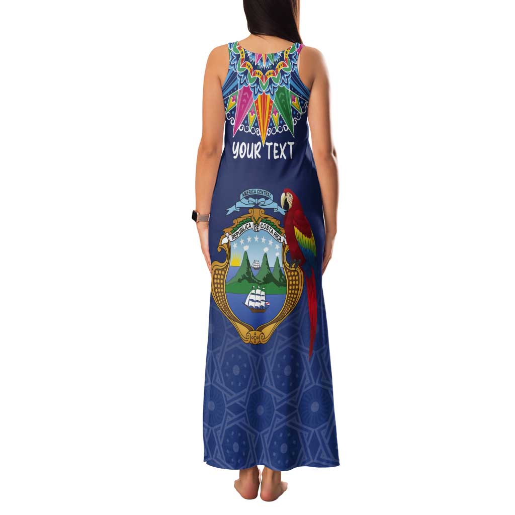 Pura Vida Costa Rica Personalized Tank Maxi Dress Oxcart Ornate Inspired - Wonder Print Shop