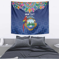 Pura Vida Costa Rica Personalized Tapestry Oxcart Ornate Inspired - Wonder Print Shop