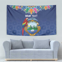 Pura Vida Costa Rica Personalized Tapestry Oxcart Ornate Inspired - Wonder Print Shop
