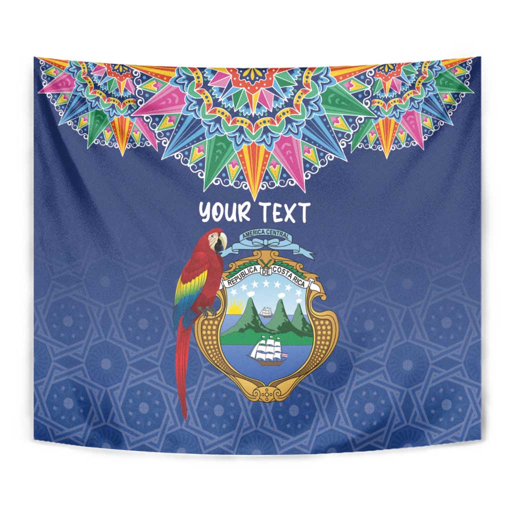 Pura Vida Costa Rica Personalized Tapestry Oxcart Ornate Inspired - Wonder Print Shop