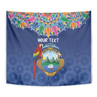 Pura Vida Costa Rica Personalized Tapestry Oxcart Ornate Inspired - Wonder Print Shop