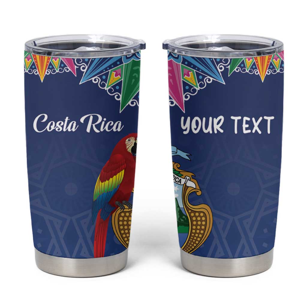 Pura Vida Costa Rica Personalized Tumbler Cup Oxcart Ornate Inspired - Wonder Print Shop