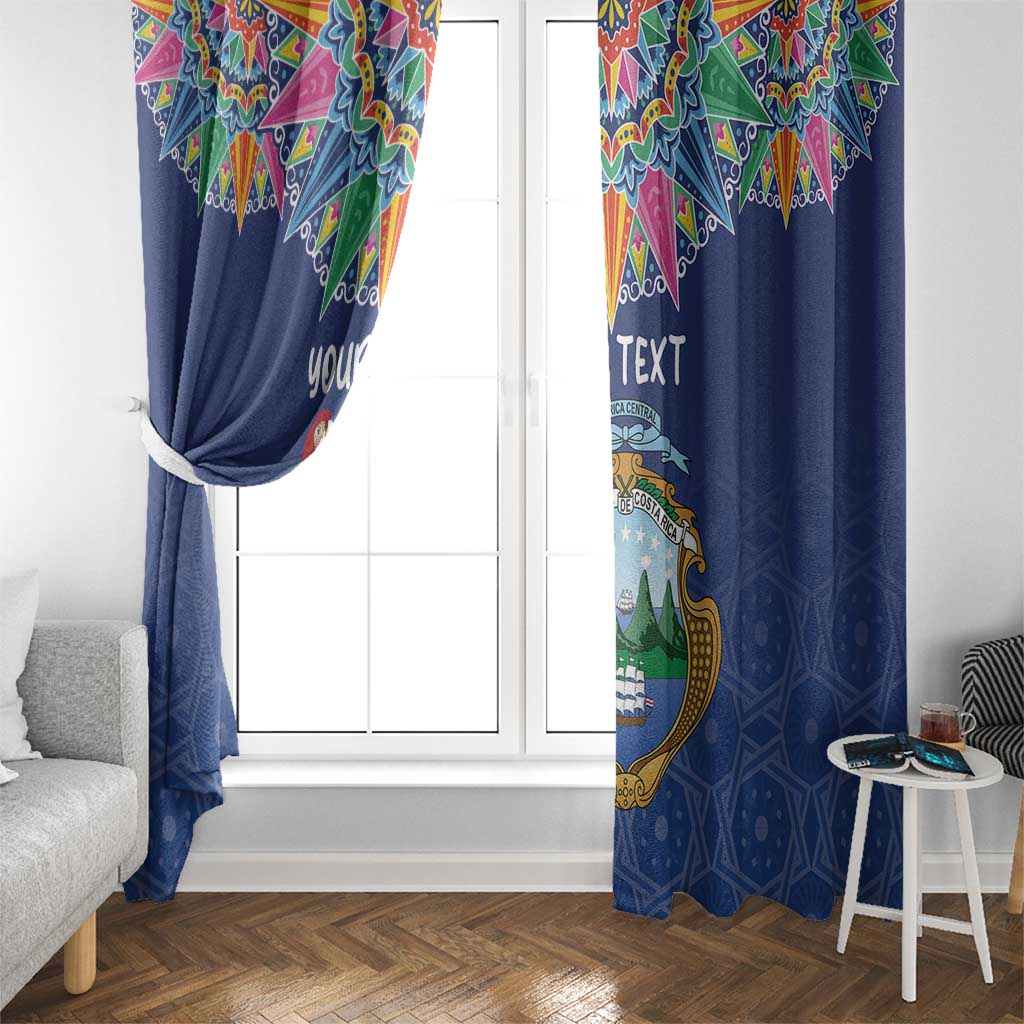 Pura Vida Costa Rica Personalized Window Curtain Oxcart Ornate Inspired - Wonder Print Shop