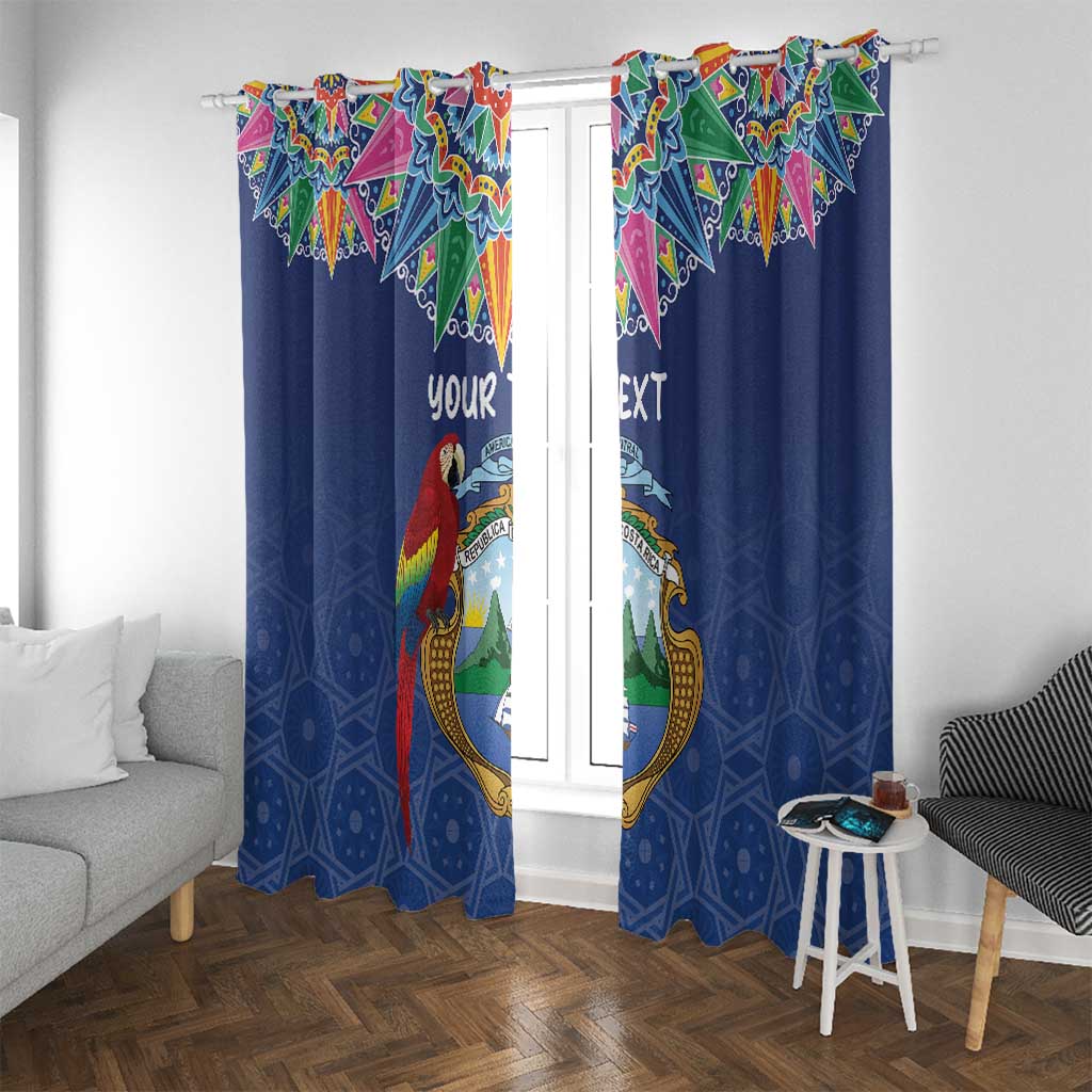 Pura Vida Costa Rica Personalized Window Curtain Oxcart Ornate Inspired - Wonder Print Shop
