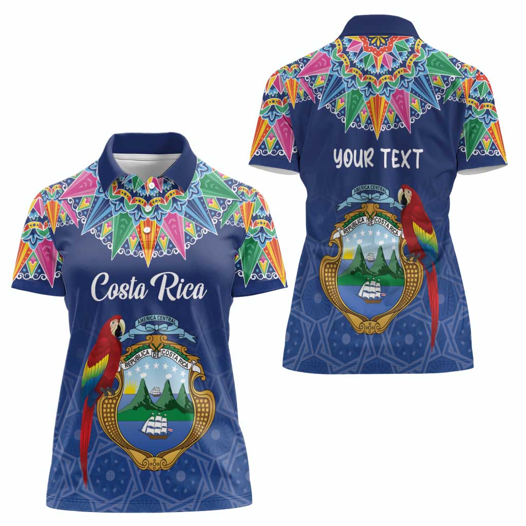 Pura Vida Costa Rica Personalized Women Polo Shirt Oxcart Ornate Inspired - Wonder Print Shop