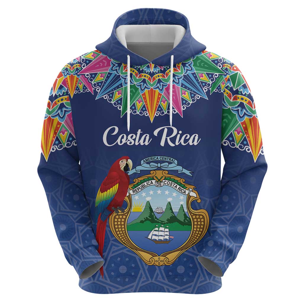 Pura Vida Costa Rica Personalized Zip Hoodie Oxcart Ornate Inspired - Wonder Print Shop