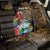 Pura Vida Costa Rica Personalized Back Car Seat Cover Oxcart Ornate Inspired Gold Pattern - Wonder Print Shop