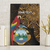 Pura Vida Costa Rica Personalized Canvas Wall Art Oxcart Ornate Inspired Gold Pattern - Wonder Print Shop