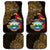 Pura Vida Costa Rica Personalized Car Mats Oxcart Ornate Inspired Gold Pattern - Wonder Print Shop
