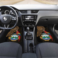 Pura Vida Costa Rica Personalized Car Mats Oxcart Ornate Inspired Gold Pattern - Wonder Print Shop
