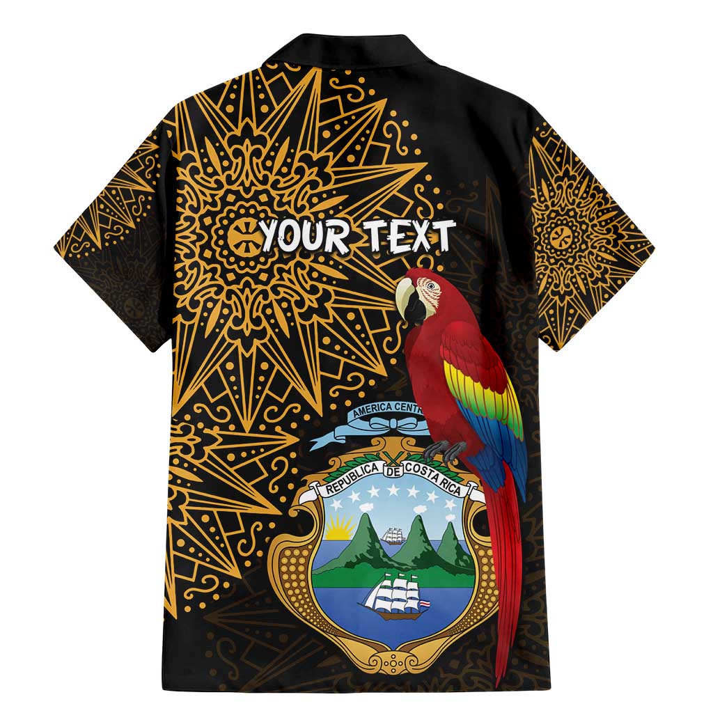 Pura Vida Costa Rica Personalized Family Matching Mermaid Dress and Hawaiian Shirt Oxcart Ornate Inspired Gold Pattern - Wonder Print Shop