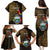 Pura Vida Costa Rica Personalized Family Matching Puletasi and Hawaiian Shirt Oxcart Ornate Inspired Gold Pattern - Wonder Print Shop