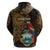 Pura Vida Costa Rica Personalized Hoodie Oxcart Ornate Inspired Gold Pattern - Wonder Print Shop