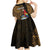Pura Vida Costa Rica Personalized Kid Short Sleeve Dress Oxcart Ornate Inspired Gold Pattern - Wonder Print Shop
