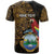 Pura Vida Costa Rica Personalized T Shirt Oxcart Ornate Inspired Gold Pattern - Wonder Print Shop