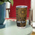 Pura Vida Costa Rica Personalized Tumbler Cup Oxcart Ornate Inspired Gold Pattern - Wonder Print Shop