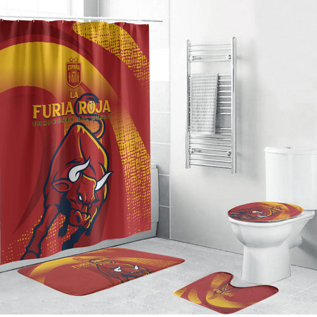 La Furia Roja Campeones del Mundo Bathroom Set Espana El Toro