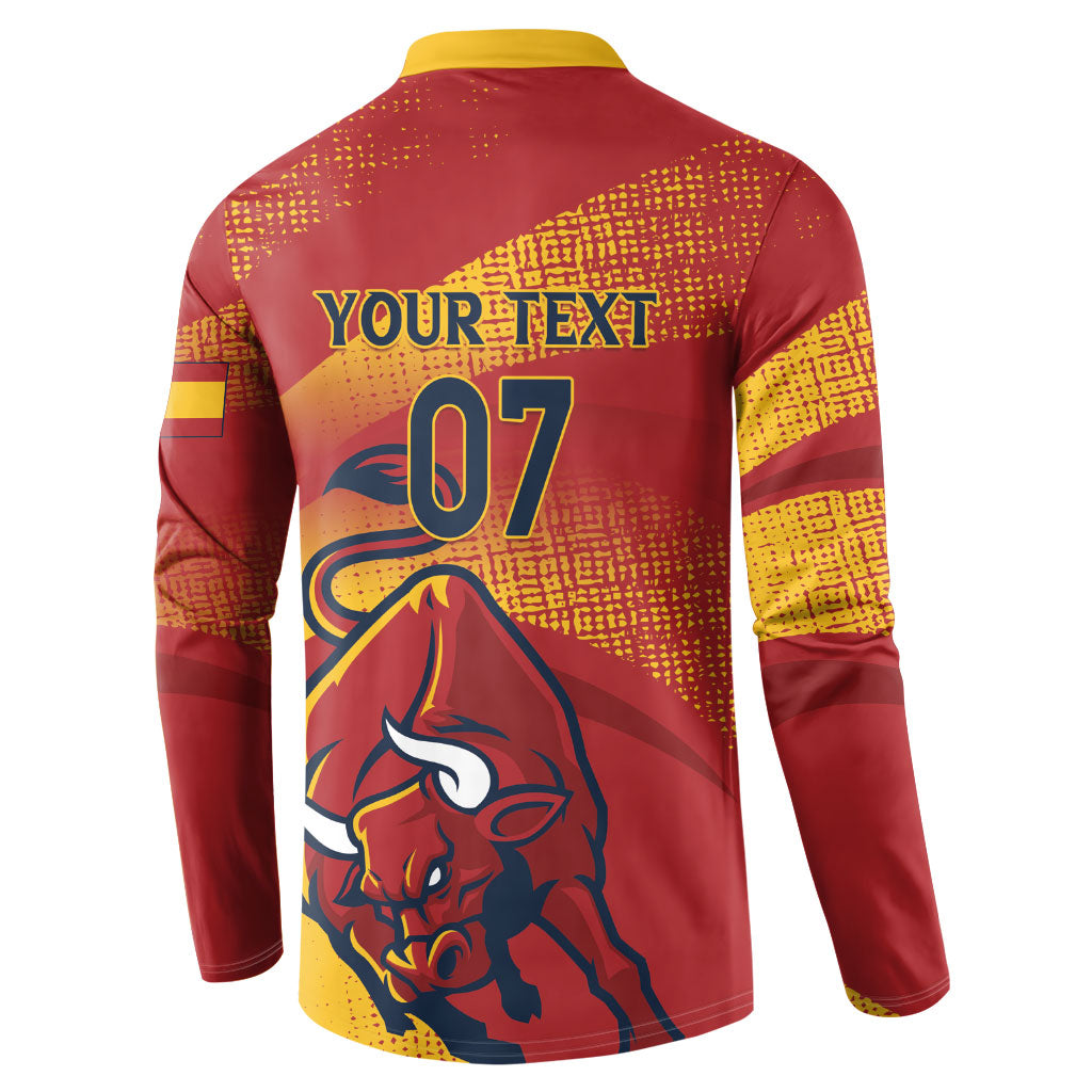 La Furia Roja Custom Campeones del Mundo Button Sweatshirt Espana El Toro