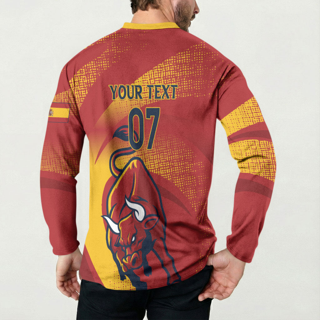 La Furia Roja Custom Campeones del Mundo Button Sweatshirt Espana El Toro