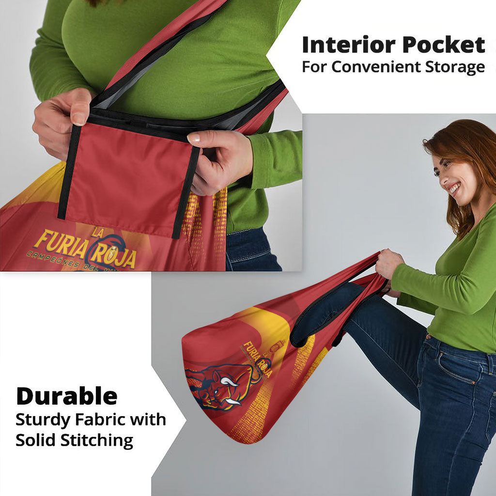 La Furia Roja Campeones del Mundo Grocery Bag Espana El Toro
