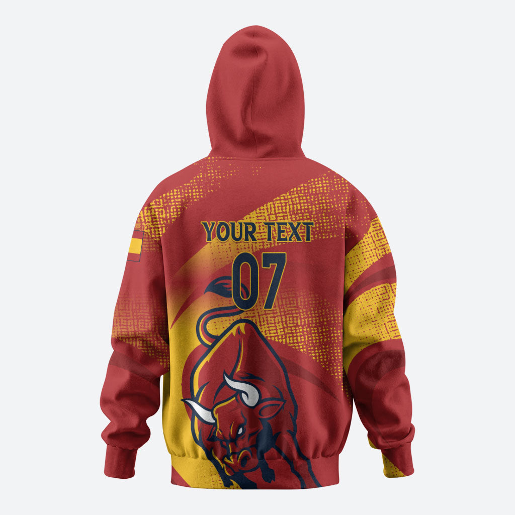 La Furia Roja Custom Campeones del Mundo Hoodie Espana El Toro