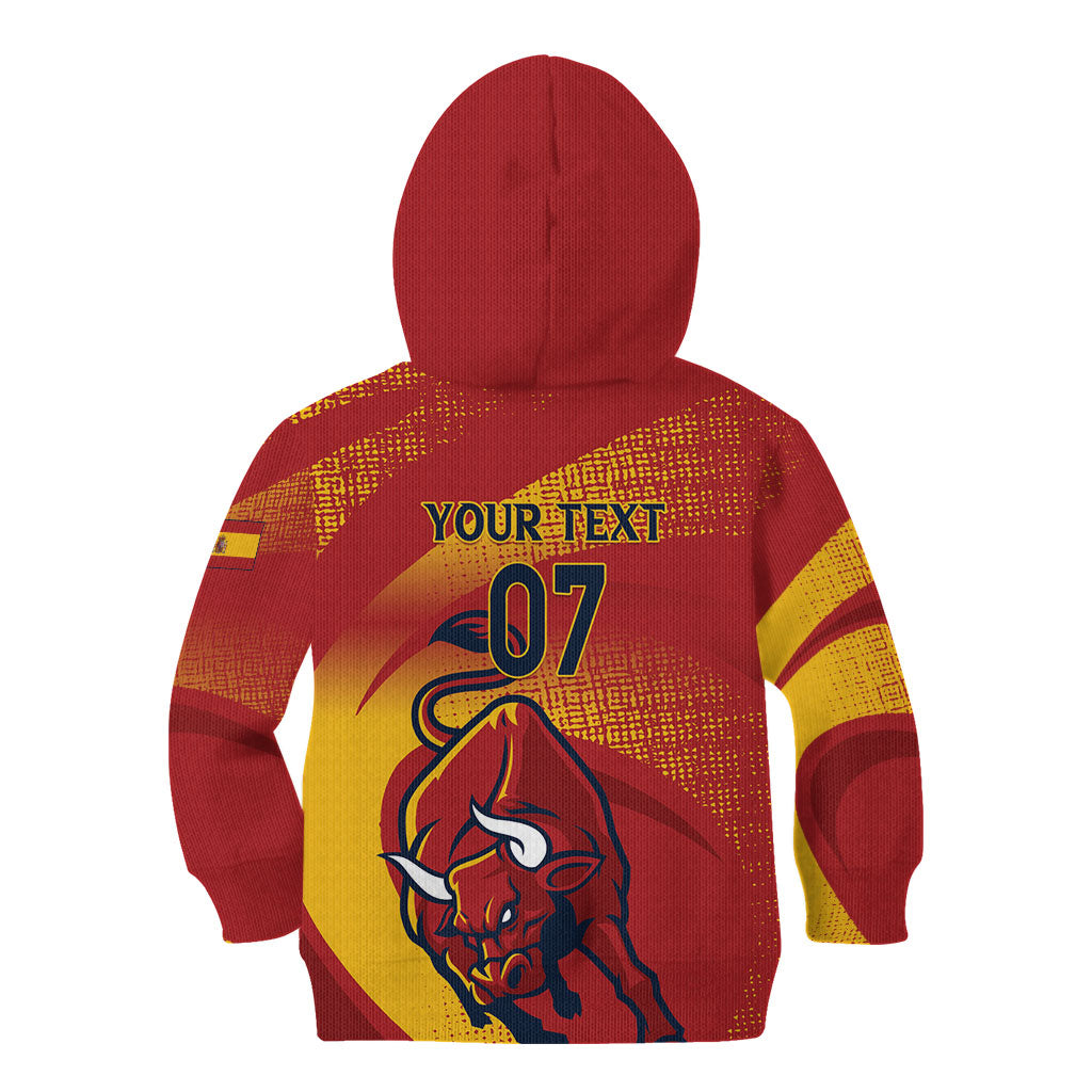 La Furia Roja Custom Campeones del Mundo Kid Hoodie Espana El Toro