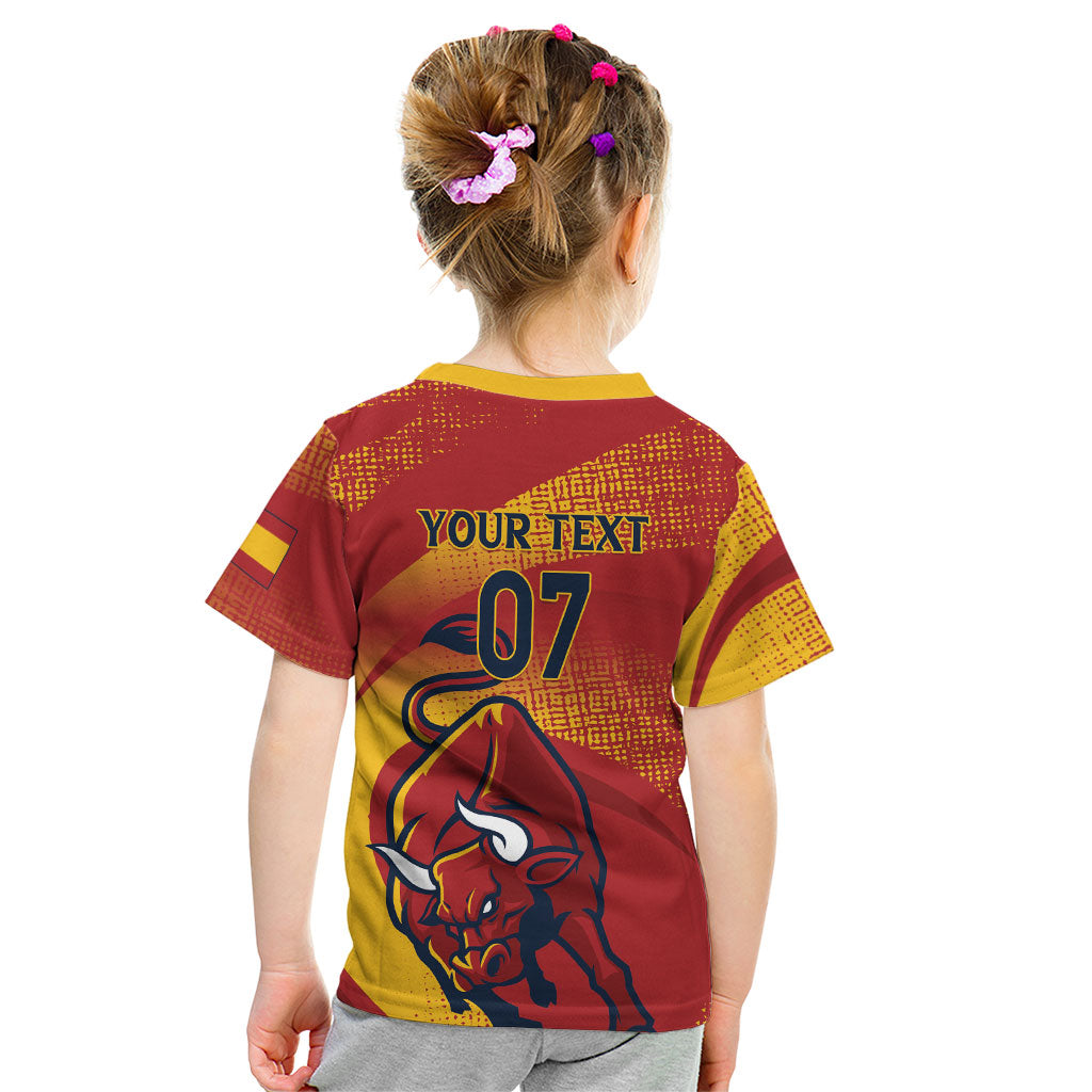 La Furia Roja Custom Campeones del Mundo Kid T Shirt Espana El Toro