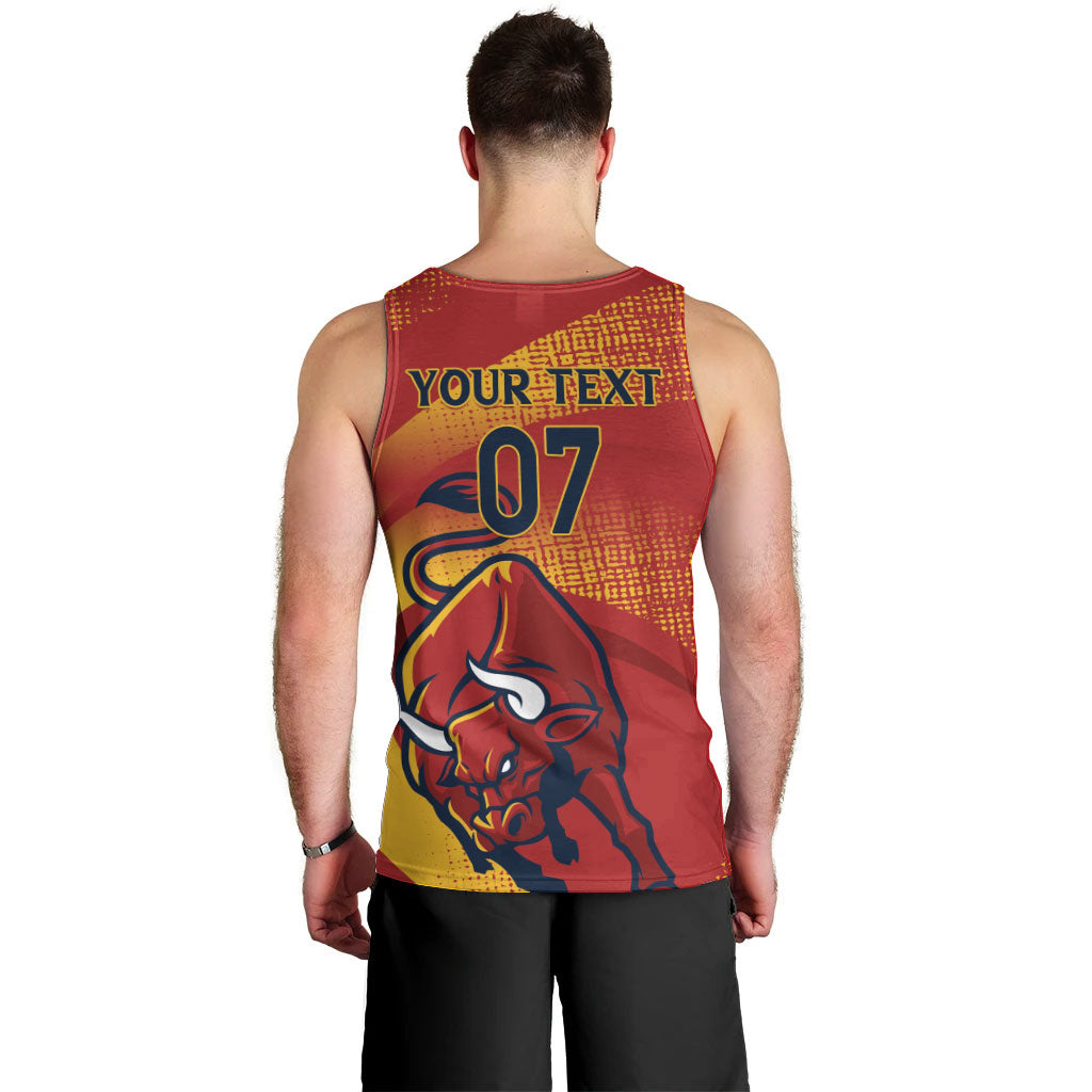 La Furia Roja Custom Campeones del Mundo Men Tank Top Espana El Toro