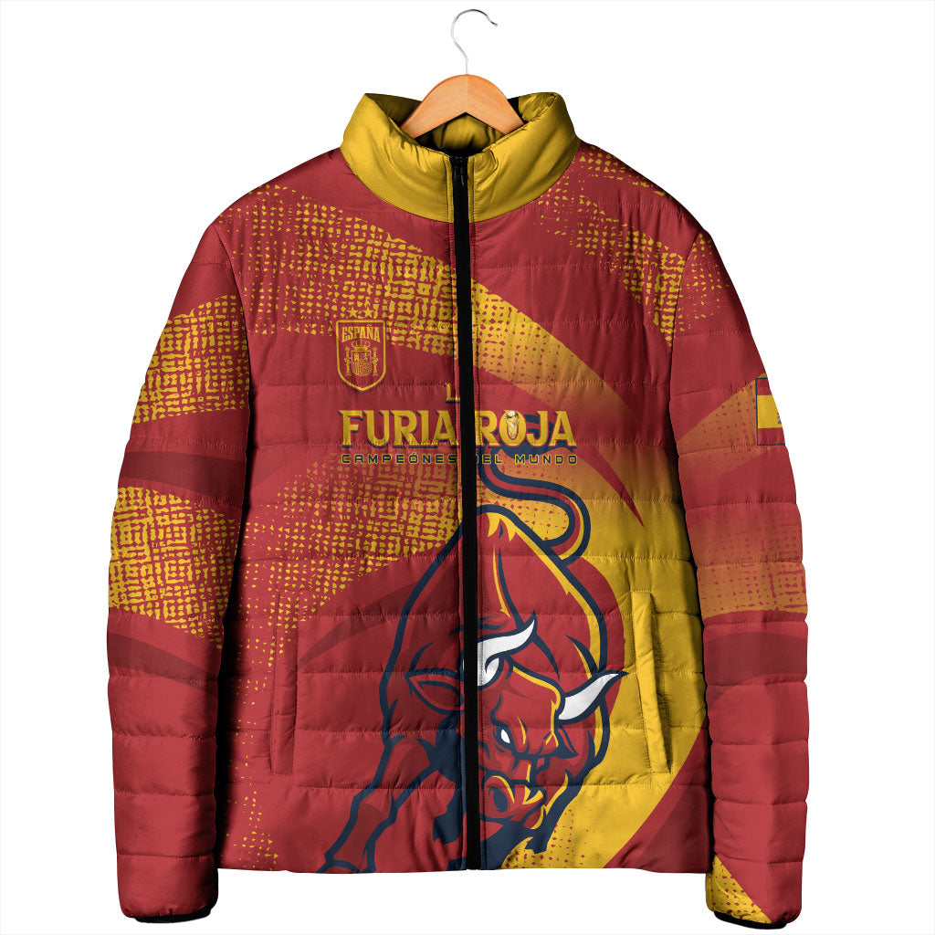 La Furia Roja Custom Campeones del Mundo Padded Jacket Espana El Toro