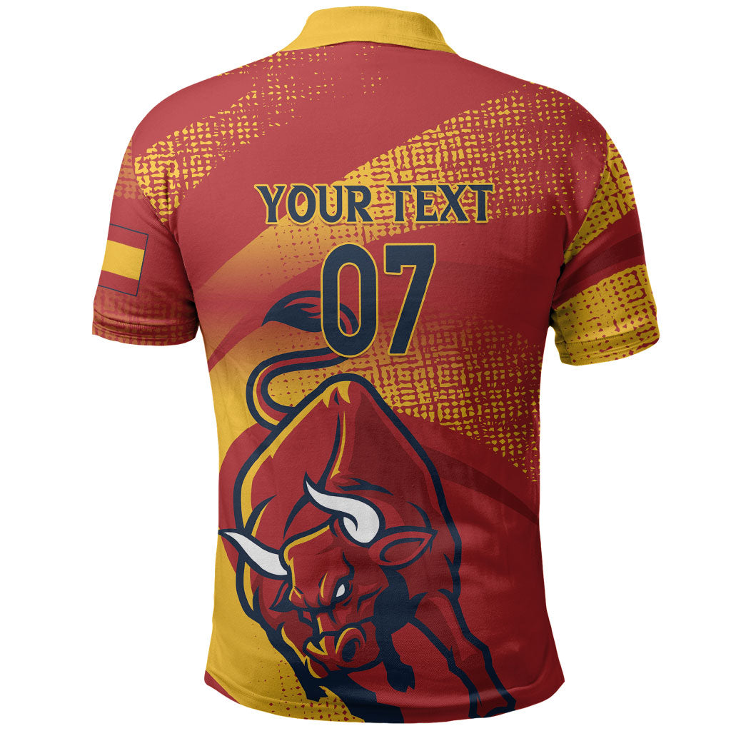 La Furia Roja Custom Campeones del Mundo Polo Shirt Espana El Toro