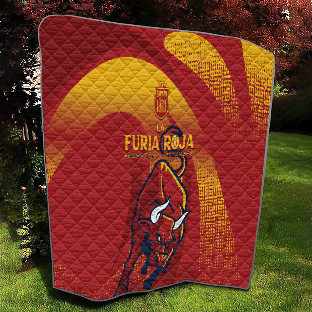La Furia Roja Campeones del Mundo Quilt Espana El Toro