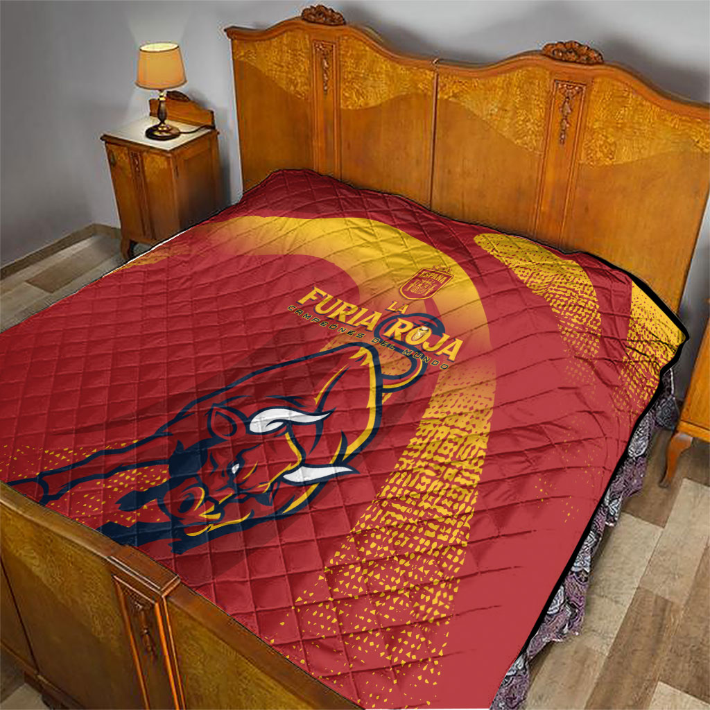 La Furia Roja Campeones del Mundo Quilt Espana El Toro