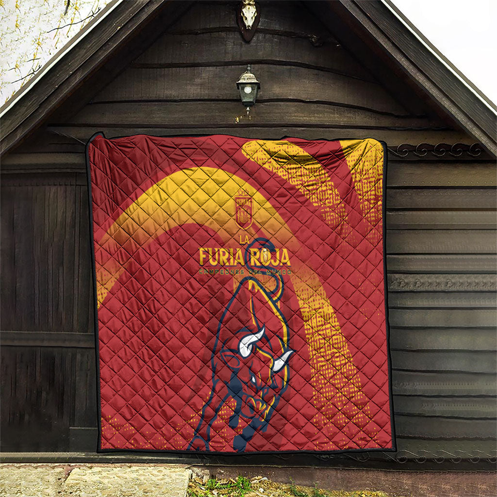 La Furia Roja Campeones del Mundo Quilt Espana El Toro