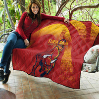 La Furia Roja Campeones del Mundo Quilt Espana El Toro